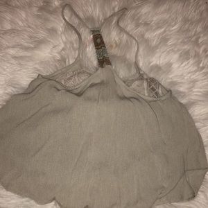 Loose see-through tank top